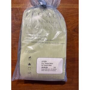 QVC Legacy Set of 6 Black Trouser Dress Socks A210254 NEW